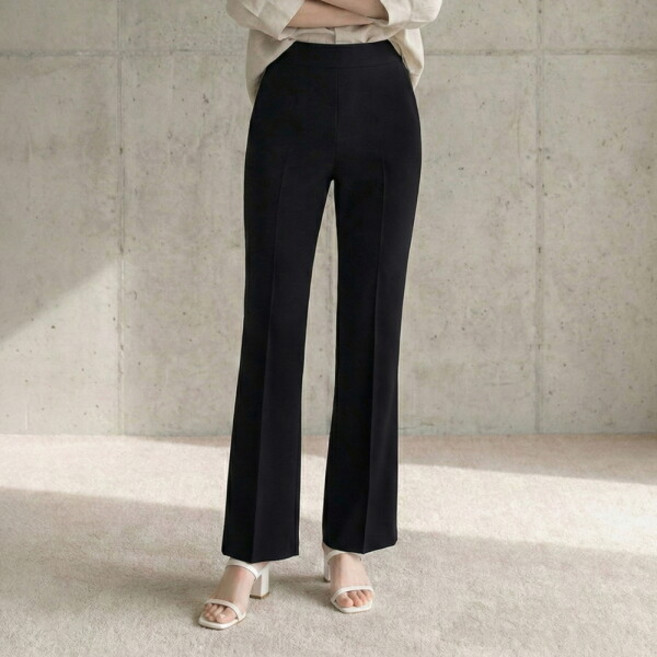 [에이플심플] 여성 세미부츠컷 팬츠 편안한 스판 간절기 바지