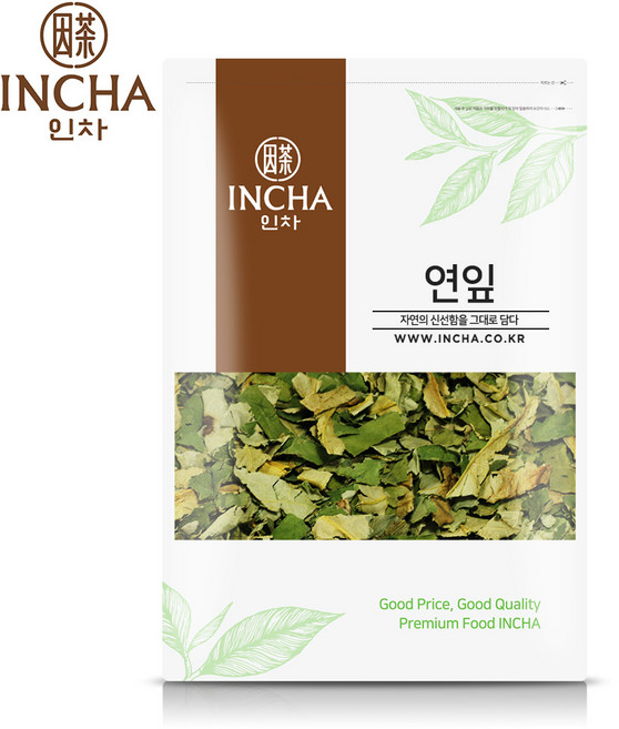 인차 국산 말린 연잎 연잎차, 300g, 1개