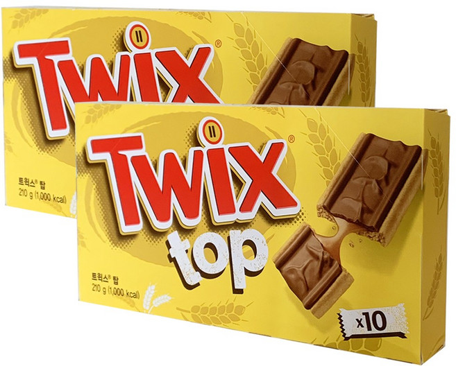 트윅스 탑 스니커즈, 210g, 2개