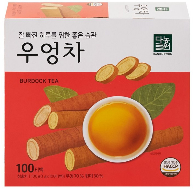다농원 우엉차 티백, 1g, 100개입, 3개