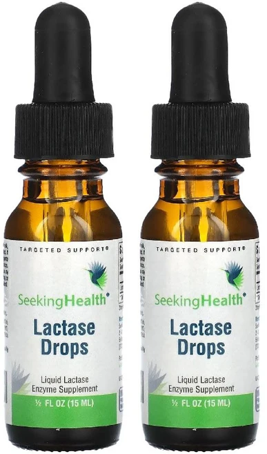 시킹헬스 액상 락타아제 락타제 효소 Lactase 드롭 15ml 2병 - 쿠팡