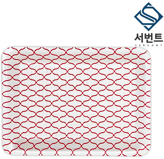 풍원 PSP트레이 발포트레이 77호 적색 스티로폼용기 정육 포장용기, 1박스, 400개