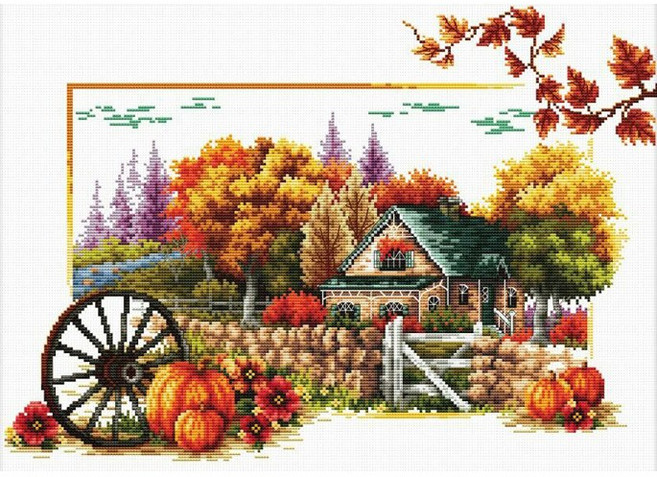 조이십자수 [DOME]십자수 패키지 모음 십자수, 1세트, DOME프린트패키지(70503)_AUTUMN LANE