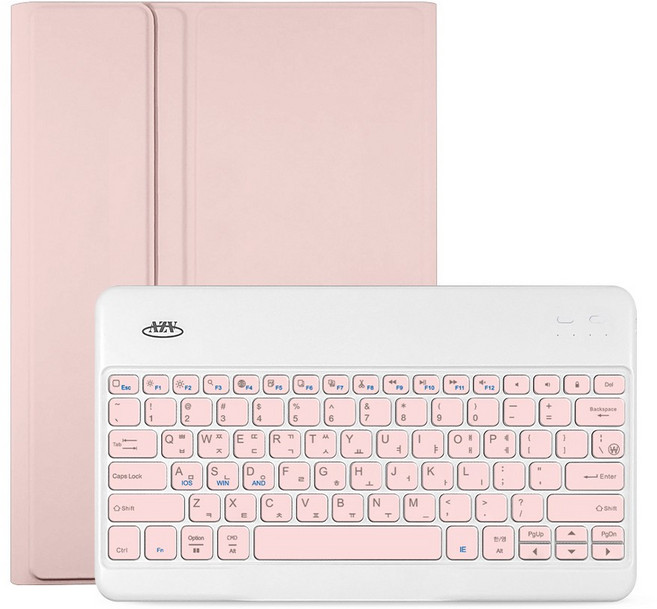 갤럭시탭 S10 울트라 14.6인치 호환 콤비 블루투스 키보드 S펜수납 케이스, 핑크, 1개