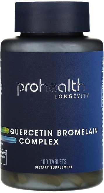 ProHealth Longevity Quercetin Bromelain Complex 100 Tablets, 1개 - 쿠팡