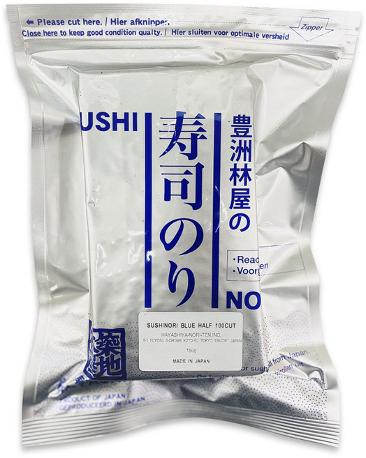 블루 고급 하야시야 노리 반절 일본김 일본노리 100장입, 1개