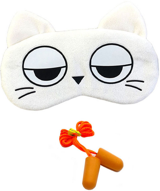 라이프팝 수면용 큐티 안대 + 말랑 귀마개 세트