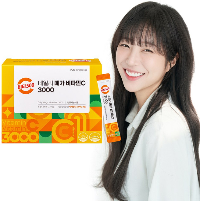 광동 비타500 데일리 메가 비타민C 3000 고함량 비타민c, 1개, 270g