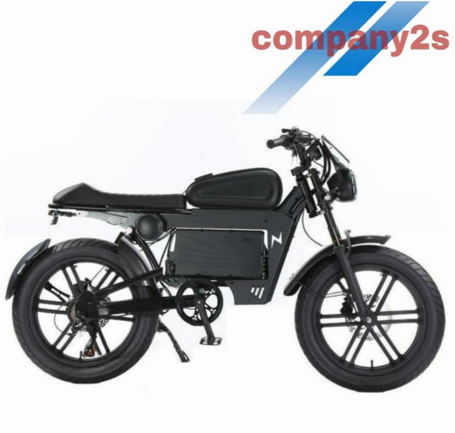 컴투스 자토바이 N1 고출력 전기자전거 60V 레트로 팻바이크 출퇴근 배달용 3000W, Y1 7단기어, 48V, 13A
