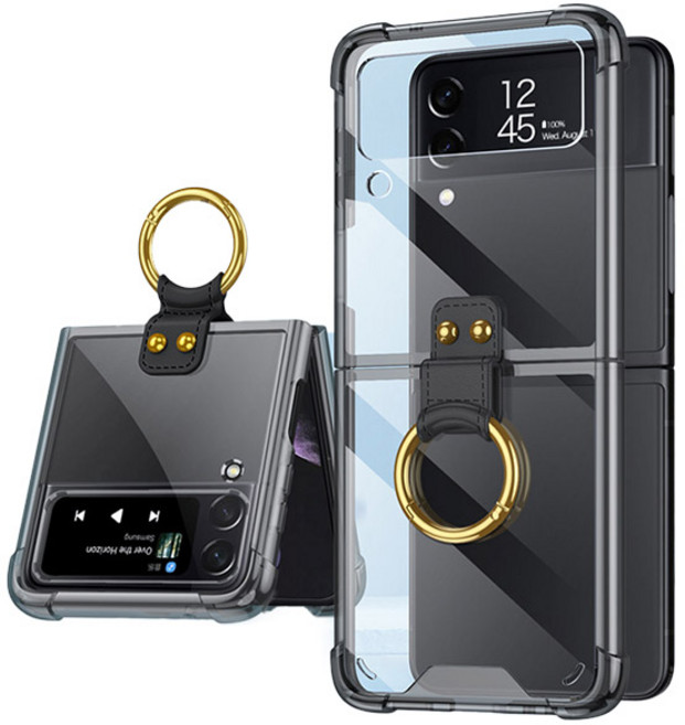 알앤디샵 손가락 고리 링 투명 휴대폰 케이스