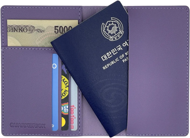 여권케이스 RFID차단 안티스키밍 여행지갑 커버