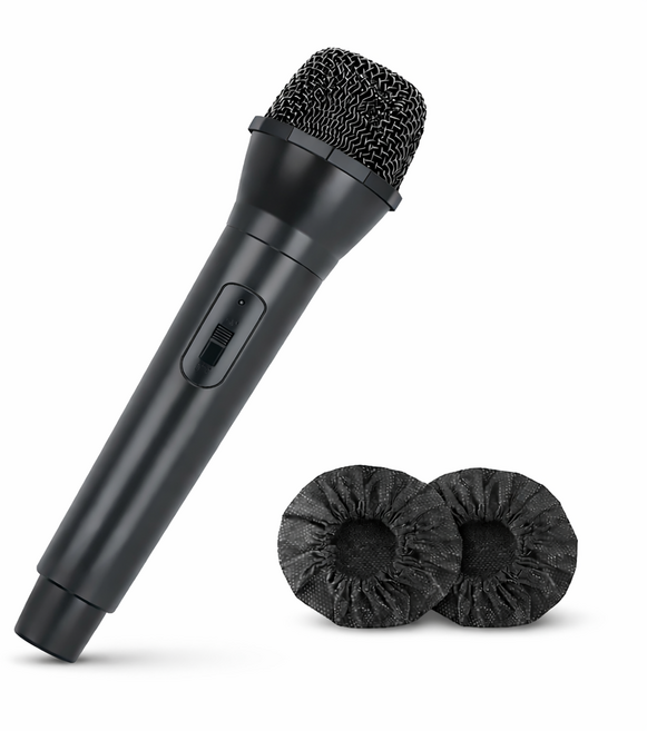 사운드픽 마이크모형 커버 2개 세트 가짜 핸드 무대 공연 파티 촬영 소품
