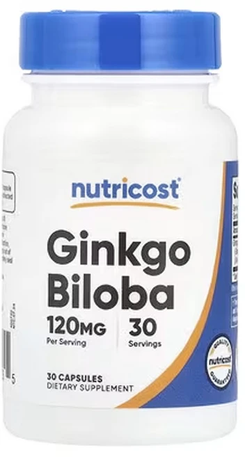 뉴트리코스트 징코 빌로바 120mg 30캡슐, 30 개, 1개, 30정 - 쿠팡