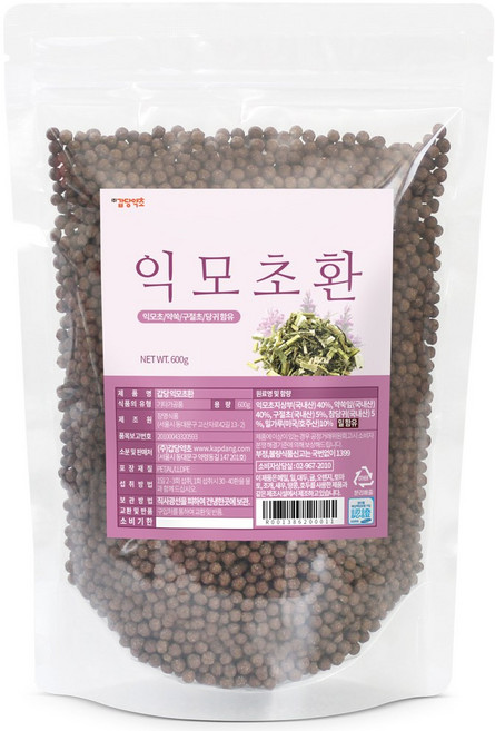 갑당약초 익모초환, 2개, 600g