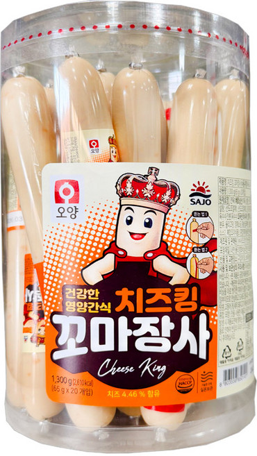 사조오양 치즈킹 꼬마장사 65gx20개, 65g, 20개
