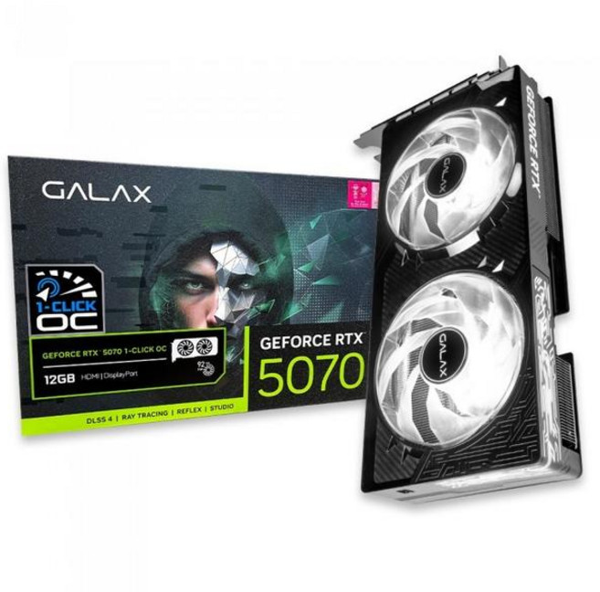 갤럭시 GALAX 지포스 RTX 5070 BLACK OC D7 12GB