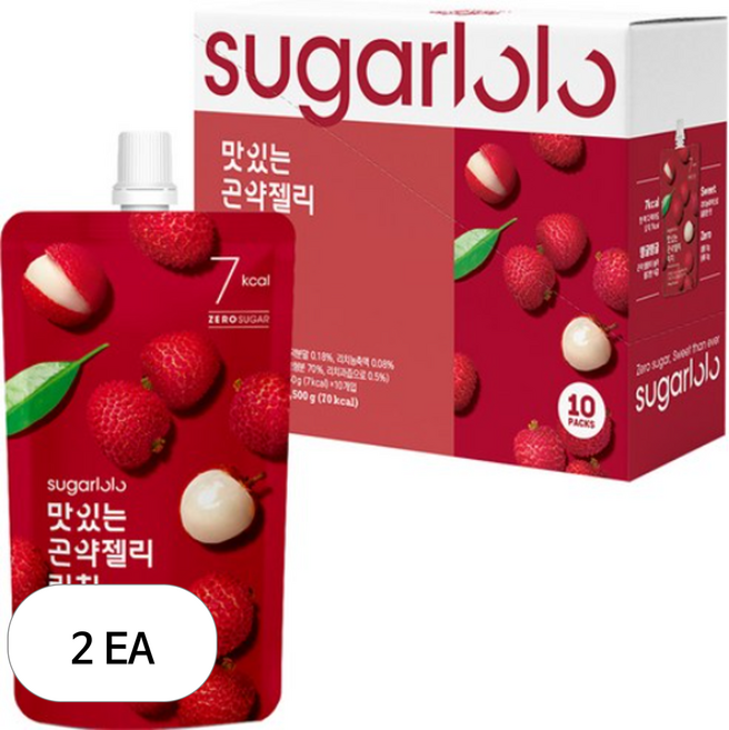 인테이크 슈가로로 맛있는 곤약젤리 트로피칼 10p, 2개, 1.5kg