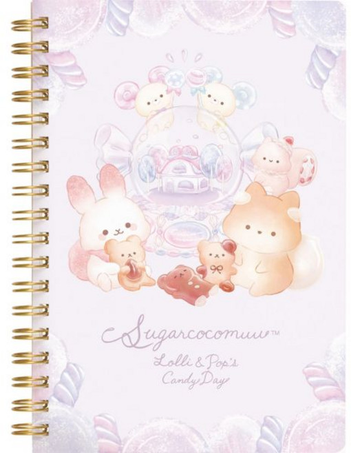 산엑스 슈가코코무 롤리와 팝의 캔디데이 노트 NY43501, B6SP 노트 NY43501