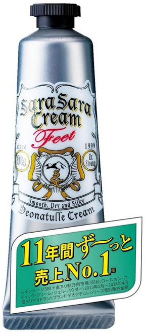일본 데오나츄레 사라사라크림 발냄새케어, 1개, 30g