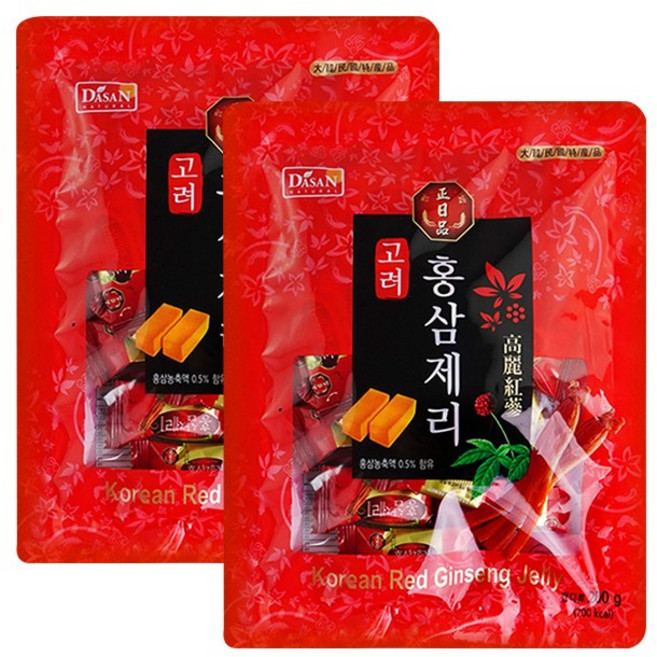 다산 식품 프리미엄 제리, 200g, 2개