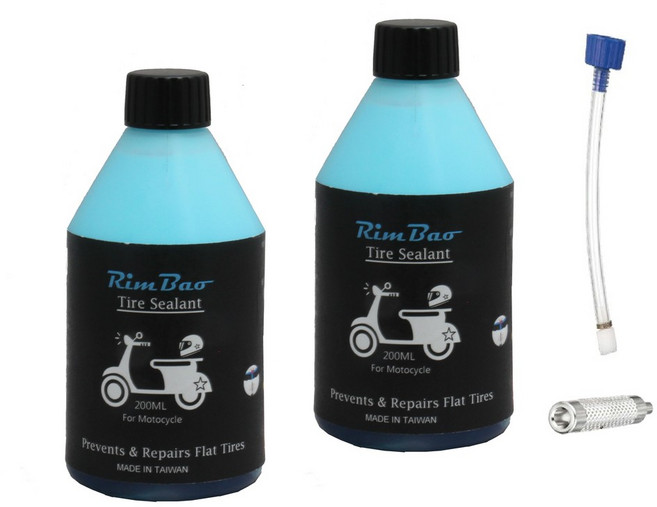 Rim Bao 機車輪胎自動補胎液 200ML (2瓶裝), 1個
