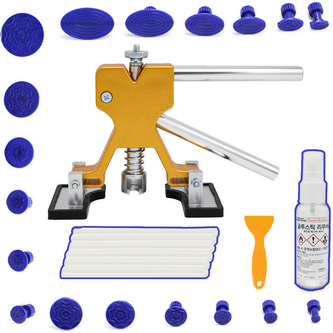PowerPDR 악력식 리프트 G24 기본 세트 차문찌그러짐 복원 문콕 셀프 덴트 자동차, PowerPDR 악력식 리프트 G24 세트, 1개