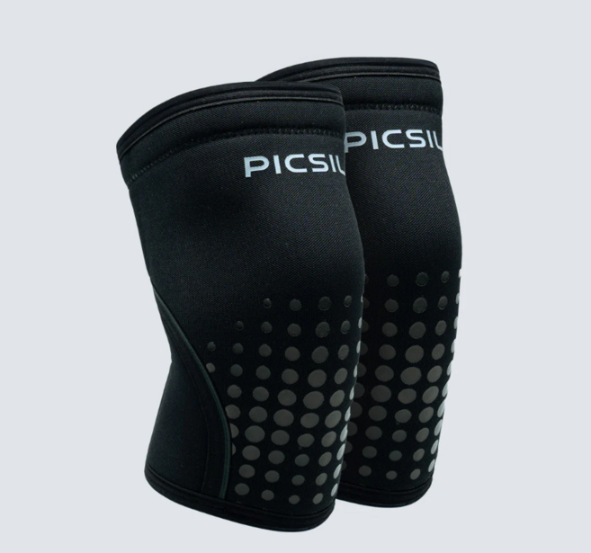 [픽실 공식] 네오부스트 7mm무릎보호대 헥스테크 니슬리브 크로스핏 파워리프팅 무릎슬리브, 블랙, 1개