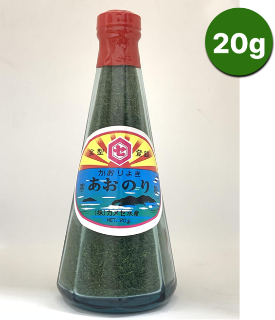 카메세 아오노리 파래 가루 센베 김가루 20g, 1개