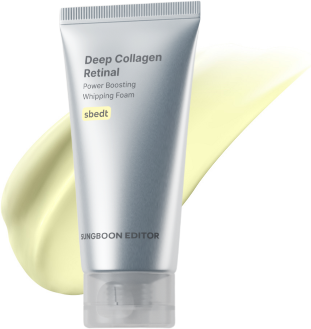 성분에디터 딥콜라겐 레티날 파워 부스팅 모공 탄력 딥클렌징 휘핑폼, 1개, 120g