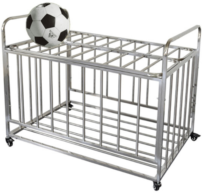 이동식 바퀴형 볼카트 체육관 카트 볼캐리어 농구공 축구공 공보관함 공거치대, 오픈형, 1개