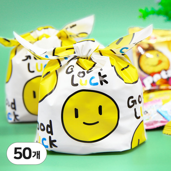 사탕포장 주머니 선물 보자기 비닐백 양말 액세서리 구디백, 굿럭, 50매