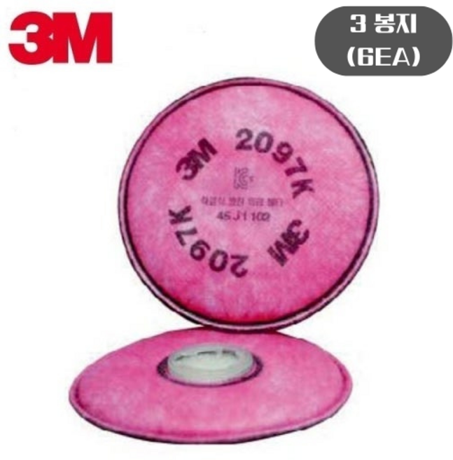 쓰리엠 방진필터 2097k, 6개입