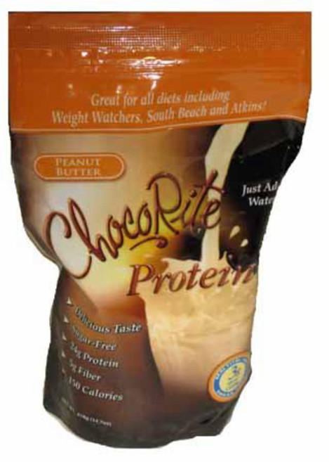 HealthSmart Foods ChocoRite Protein Shake Mix Peanut Butter HealthSmart Foods 초코라이트 단백질 쉐이크 믹스 땅콩버터, 1개, 557.92g