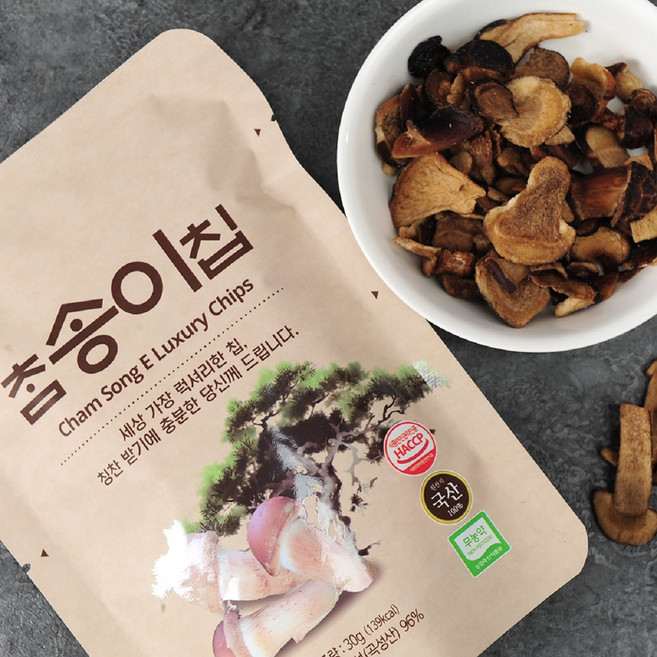 [친환경] 곡성 참송이칩 30g / 부모님선물 / 일반포장, 10개