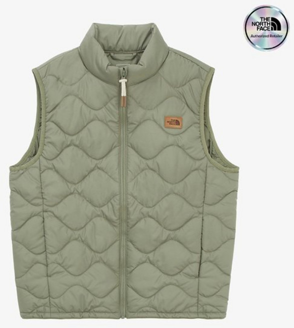 국내백화점 노스페이스 티셔츠 브랜드관 키즈 공식 NV3NR51T 마일로 히트 베스트_GREEN (BK파우치증정)