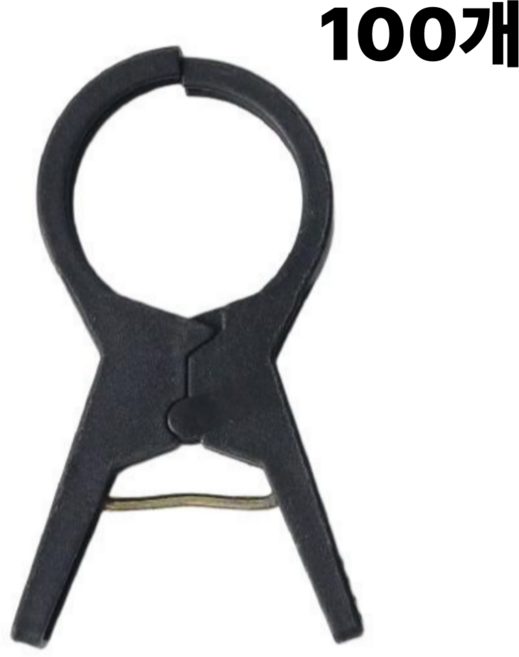 [100개 세트]들꽃툴 작물 오이집게 호박 토마토 집게 고추 포도 농사용 농작물 덩굴 유인, 12mm