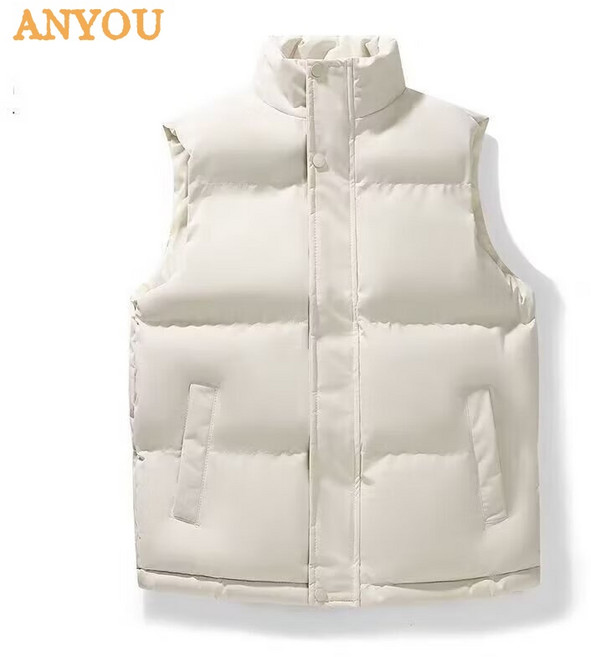 남성 데일리 써멀 패딩조끼 빅사이즈 남녀공용 가을 겨울 기모 조끼 커플 패딩 자켓