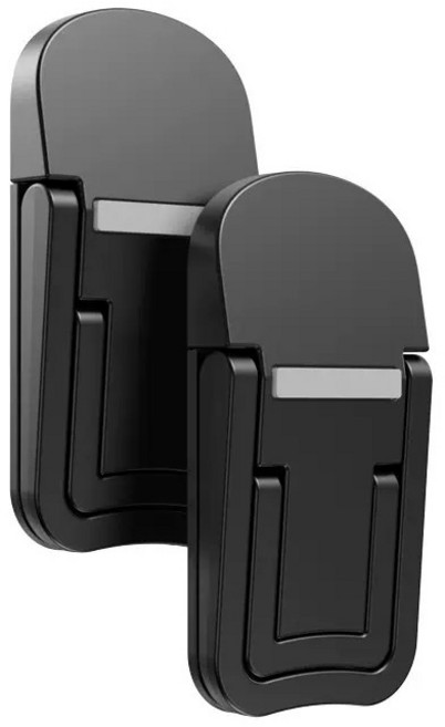 부착형 킥플립 노트북 거치대 쿨러 스탠드, 블랙, 고급형, 1개