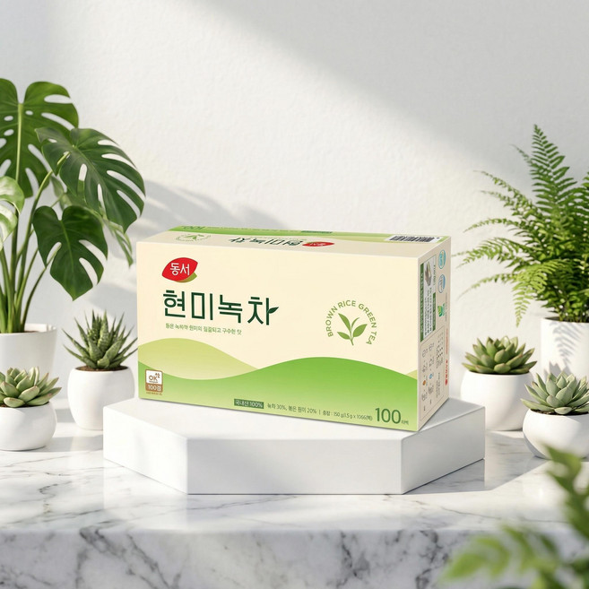 동서 현미녹차 100T+둥굴레차 100T, 1개, 100개입, 1.5g