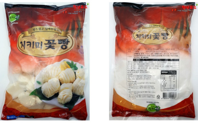 [청년푸드] 지키미 꽃빵 1500g 3봉, 1.5kg, 3개