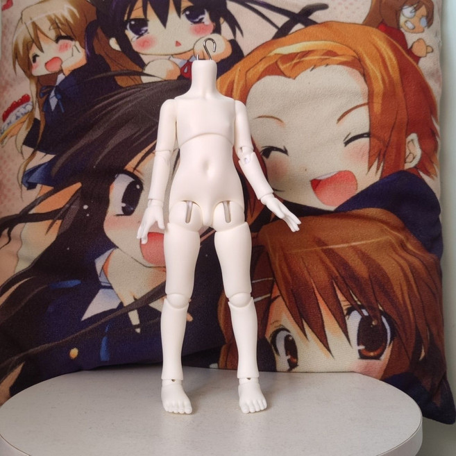 BJD 樹脂娃娃 - 可凹造型女體素體, 1個, mia白,6分