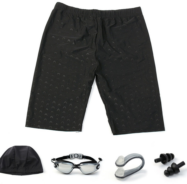 실내 남자 수영복 5종세트 M 수경 수모 포함