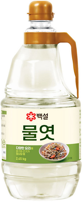 백설 CJ제일제당 물엿, 1개, 2.45kg