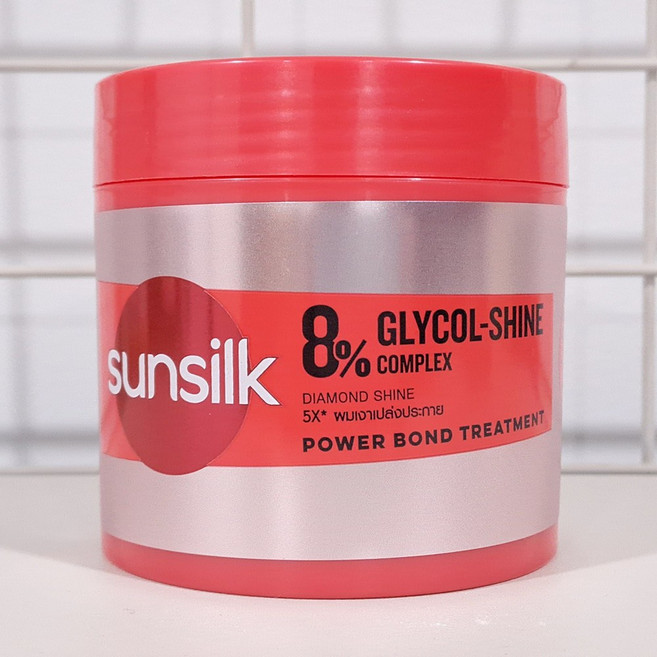 태국 선실크 Sunsilk 파워 본드 헤어 트리트먼트 레드색 DIAMOND SHINE, 6개, 250ml