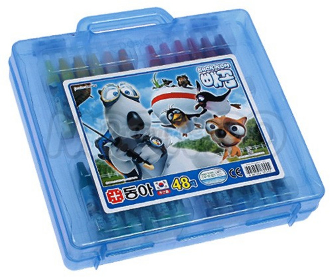 동아 아동용 크레파스, 1개, 48색