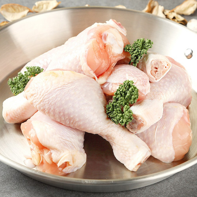 (1+1)국내산 염지 닭다리 북채(냉장), 1kgX2개, 핫염지