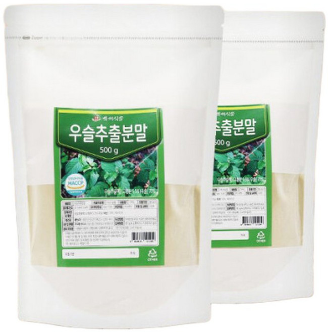 우슬 쇠무릎 추출 분말 가루 국산 500g HACCP, 1개