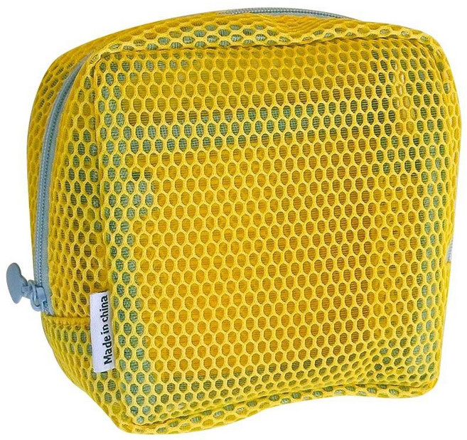 패션 도파민 컬러 보관 가방 캔디 컬러 대용량 메이크업 케이스 세면 용품 메쉬 화장품 가방