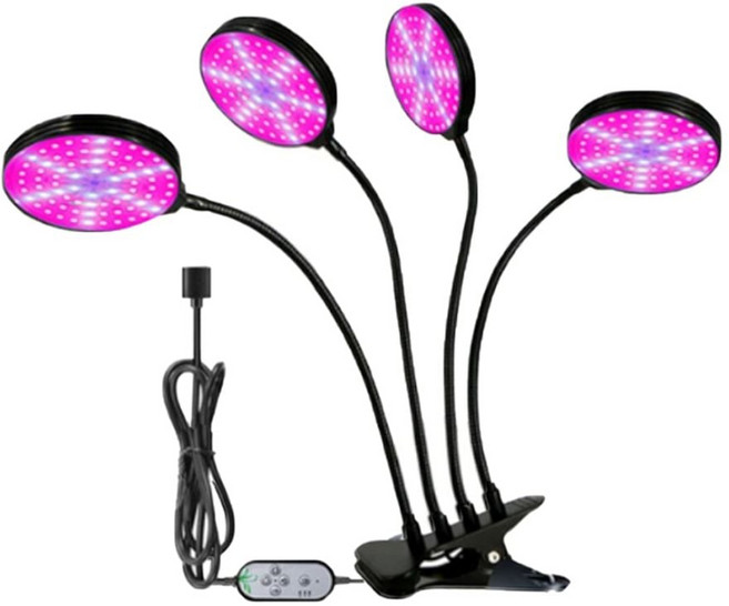 식물생장등 홈가드닝 햇빛 4헤드 60W 312LED LED조명