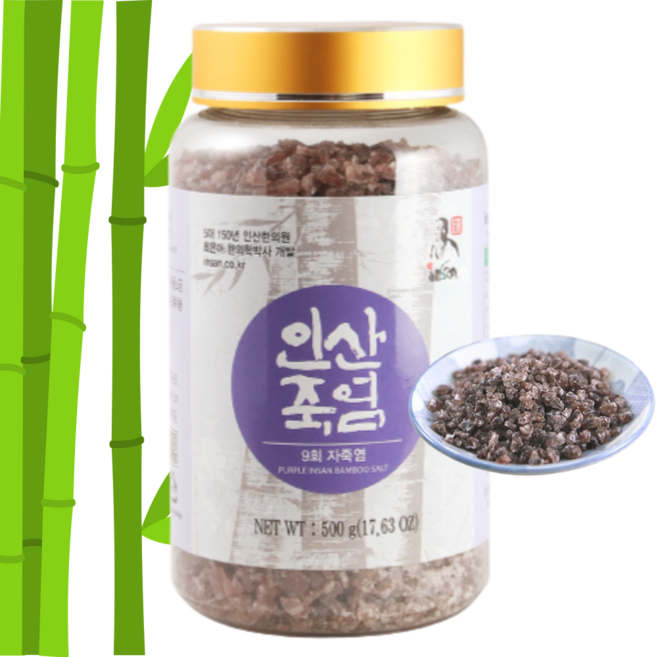 Insan 자죽염 고체, 500g, 1개
